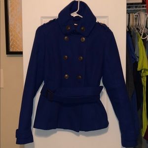 Cobalt Blue Pea Coat